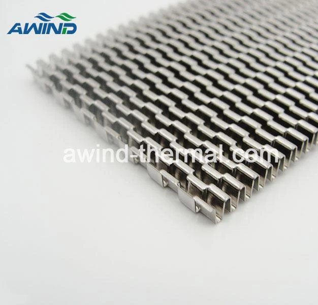 Copper Folded Fin Heat Sink Tube